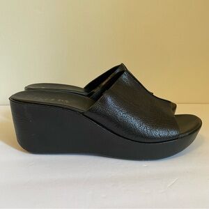 KORKS by Kork-Ease Black Slip On Wedges | 10